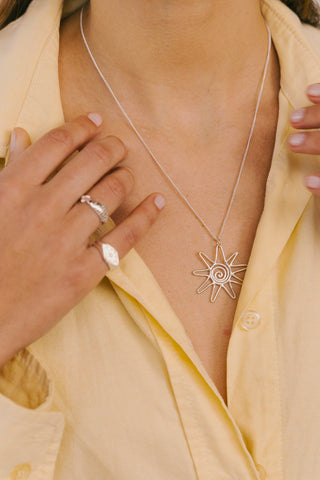Sol Necklace Silver