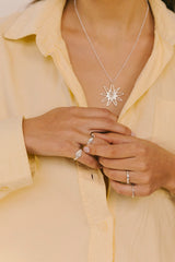 Soaring Heart Pinky Ring Silver