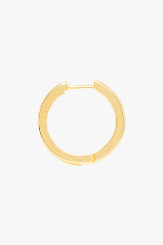 Classic huggie gold plated medium (20mm)