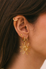 Sol Earring Gold Plated