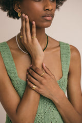 Trinity pinky ring gold plated