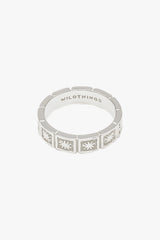 Kissed by the sun ring silver