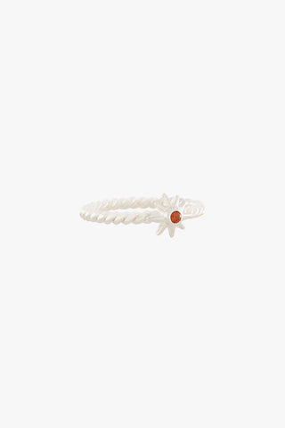 Twisting Sunshine Ring Silver